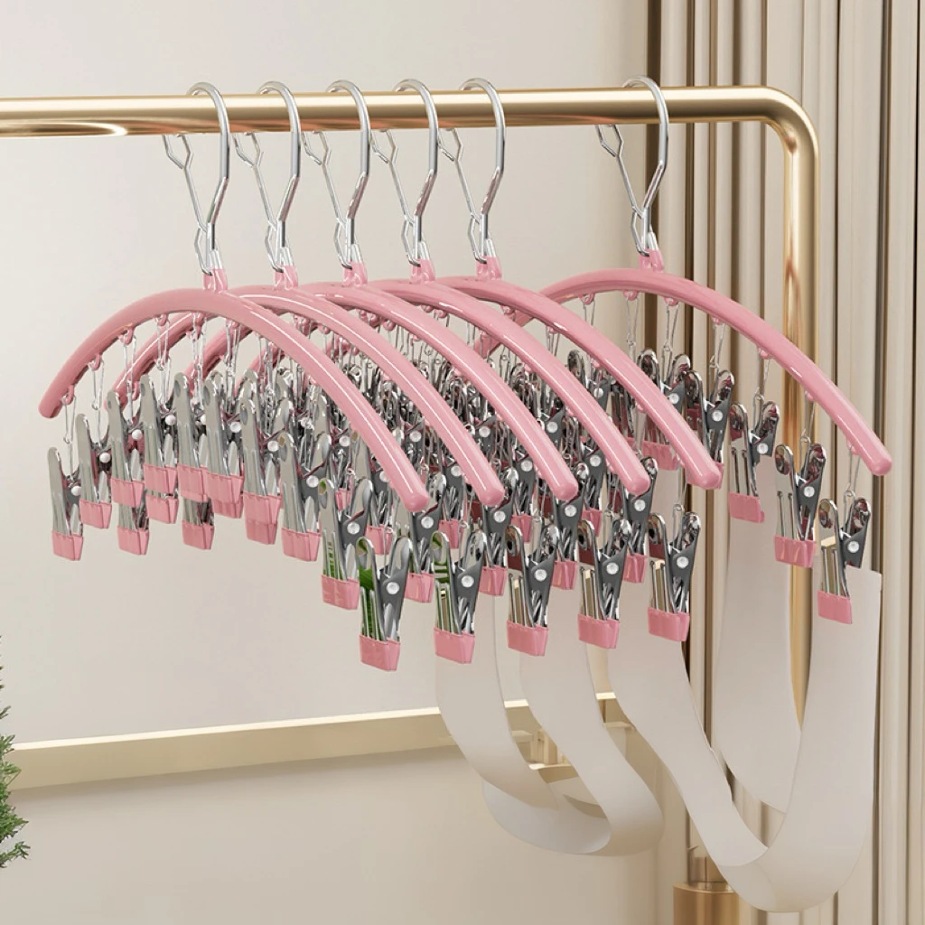 Stainless Steel Socks Drying Rack, Multi Clip Windproof Socks Rack, Multi-Functional Underwear Drying Socks, 1Pc, 3Pcs, 5Pcs