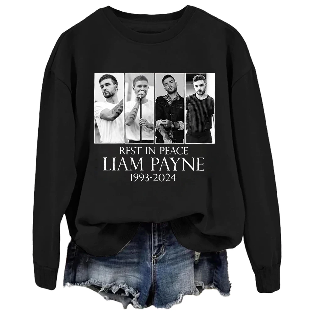 

Liam Payne Rest In Peace Sweatshirt Men/Women Fans Gift Vintage Hoodies Fashionable Casual Sweatshirts