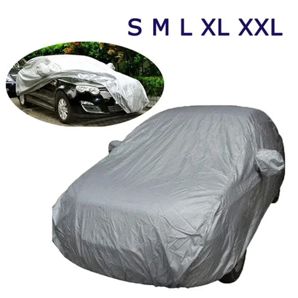 Car Covers Sun Outdoor Sunscreen Heat Sun UV Protection Dustproof Anti-UV Scratch-Resistant Universal Car Styling Car Covers