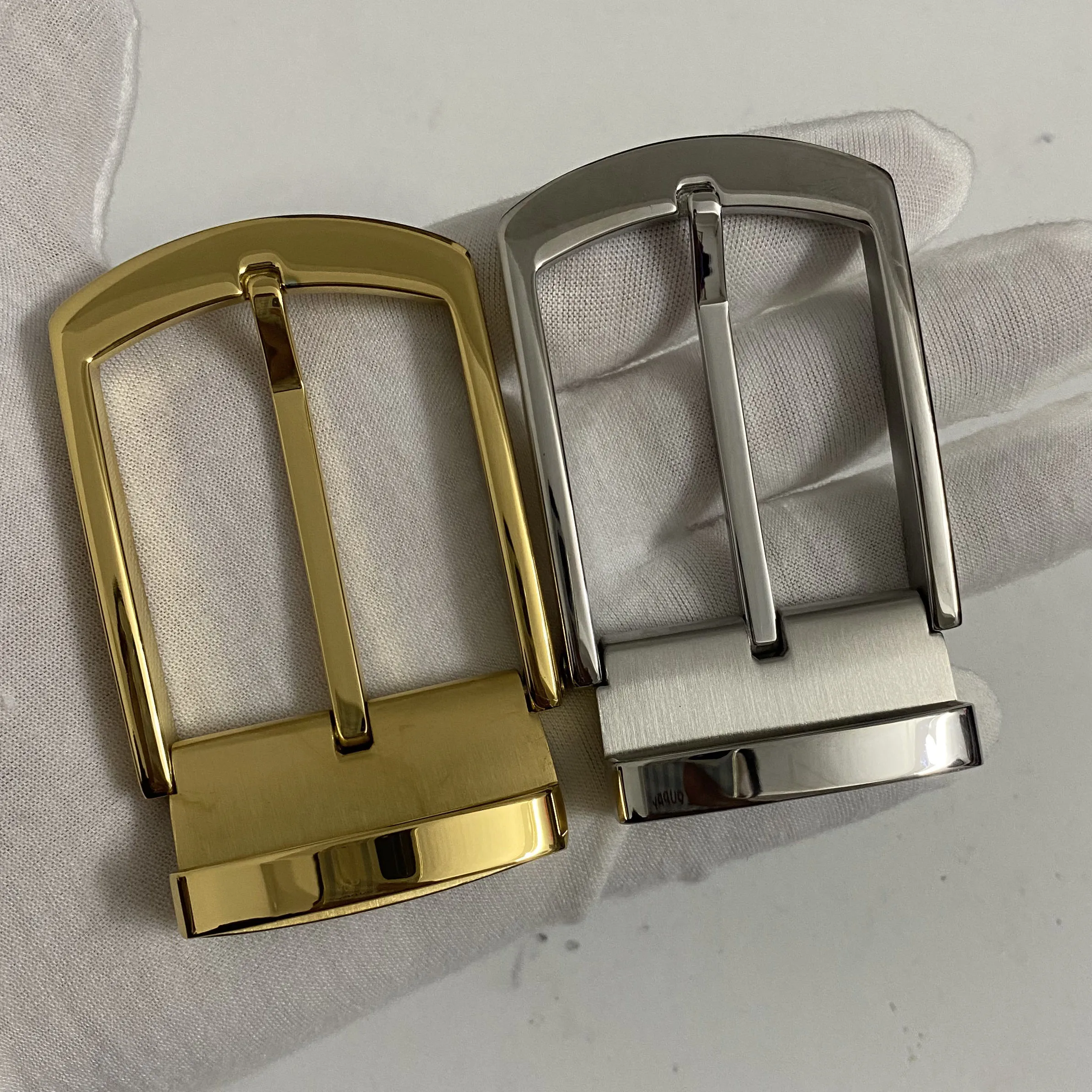 pure-stainl-steel-belt-bule-head-allergy-free-men's-formal-pin-bule-waist-tail-clip-card-holder-35-38cm-accories