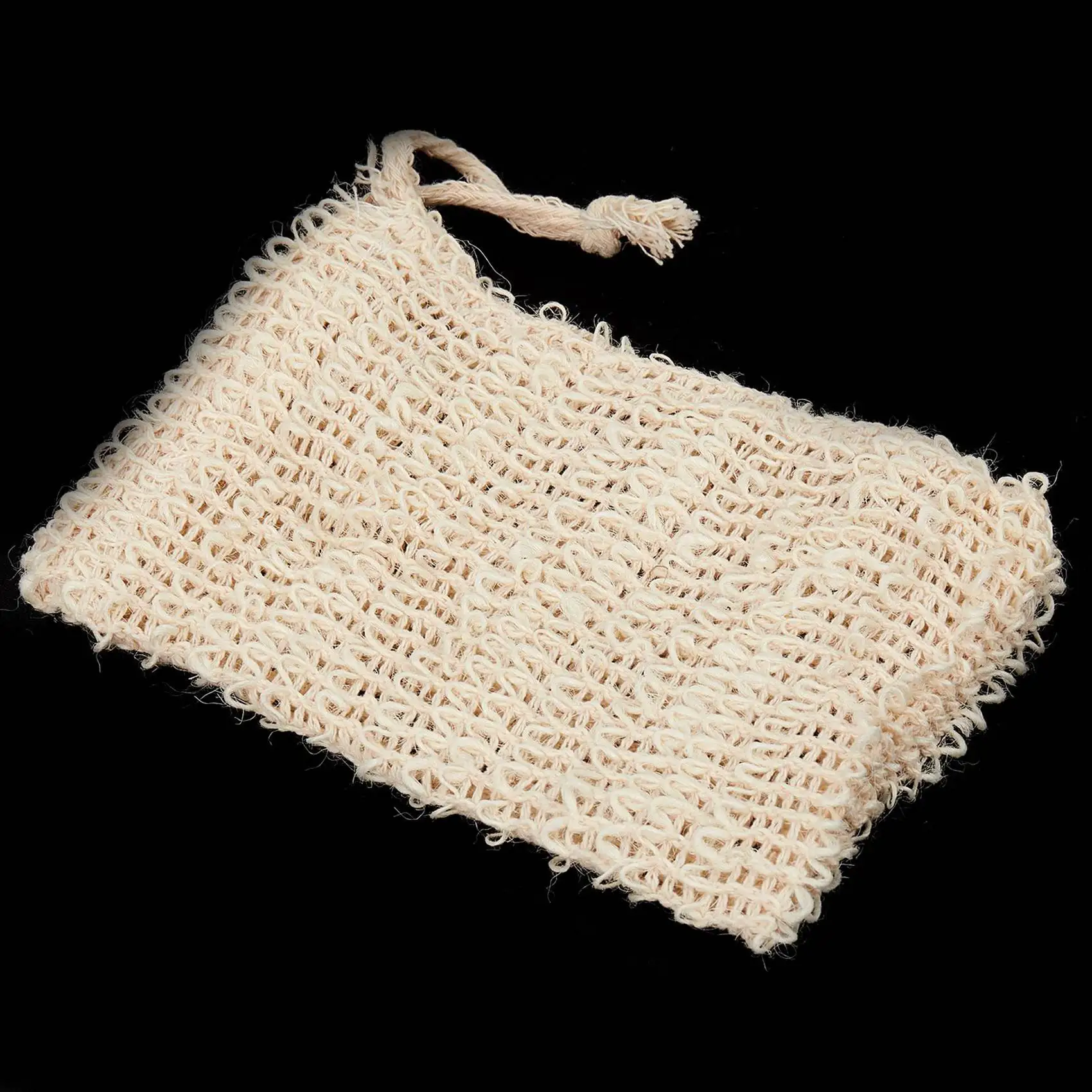 

YWDZ-Shower Bath Sisal Soap Bag Natural Sisal Soap Bag Exfoliating Soap Saver Pouch Holder 100Pcs