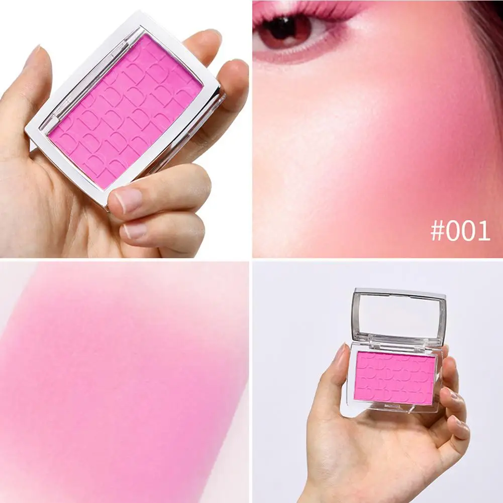 Matte Embossed Rosy Blusher High Pigmented Face Contouring Makeup_voghion.com