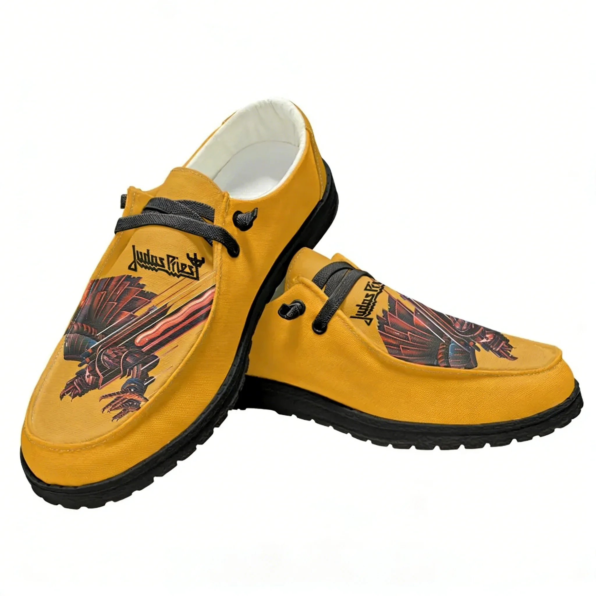 Judas Priest Casual Shoes Heav - Sewing Custom ulasan dan harga