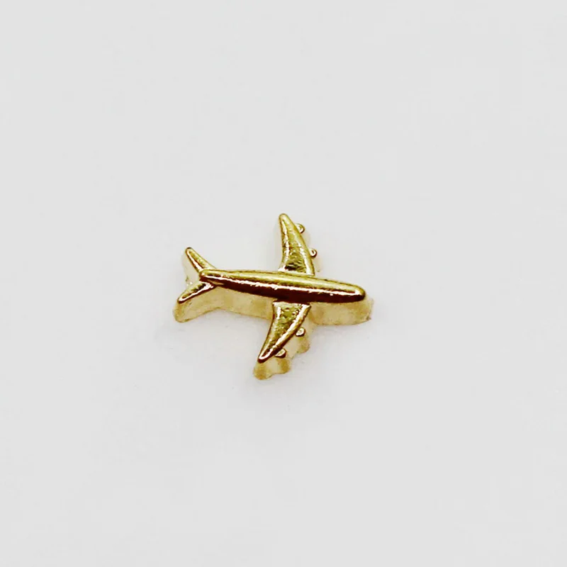 100pcs/lot Mix Color Golden&Silver Plane Living Glass Memory Lockets Floating Charms DIY Jewelry Accessories