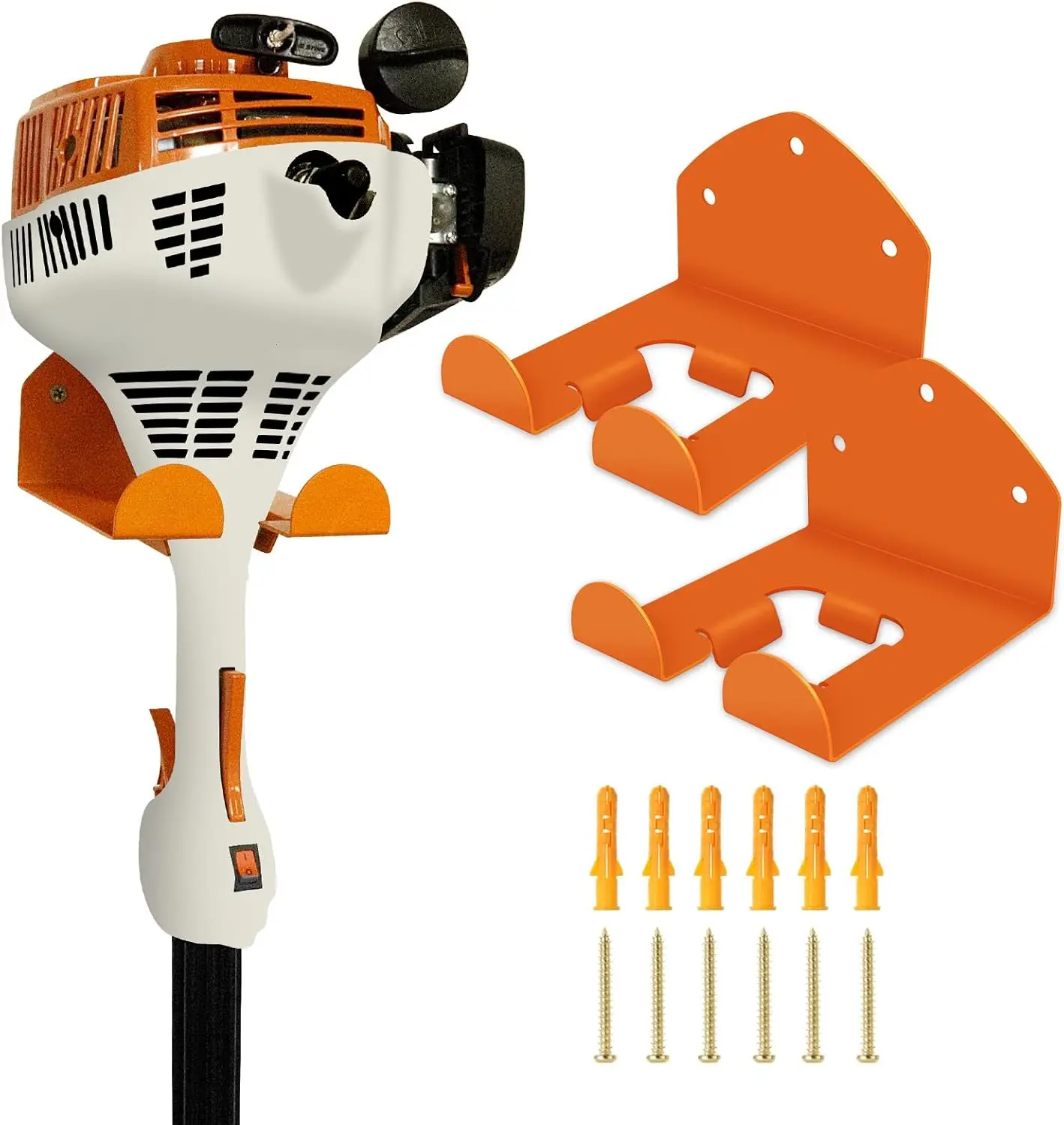 

Вешалка для садовых инструментов, 2 шт., органайзер для поедания сорняков и триммера для хранения газонокосилки в гараже