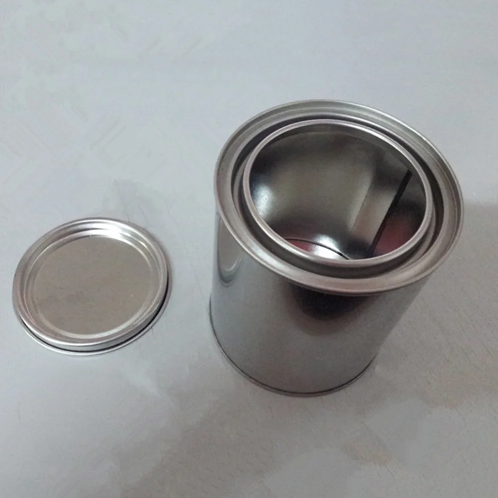 6 Pcs Ink Storage Canister Basket Empty Paint Container Containers with Lids Pen Metal Travel