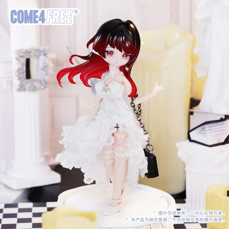 Neue Come4free 1/12 Bjd Ob11 Märchen Serie Weißer Schwan Outfit Kleid Kleidung Minty Bonnie Puppe Zubehör Ersatz Geschenk