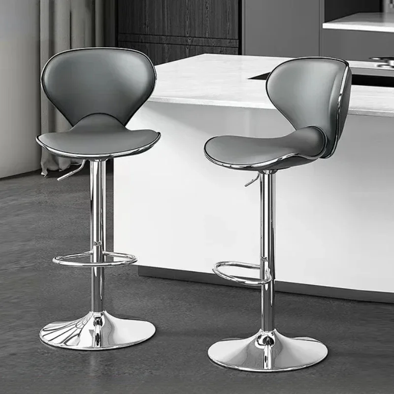 Tabouret de Bar pivotant rembourré en velours, chaises de Bar vertes réglables pour décoration de maison moderne, sièges de comptoir élégants