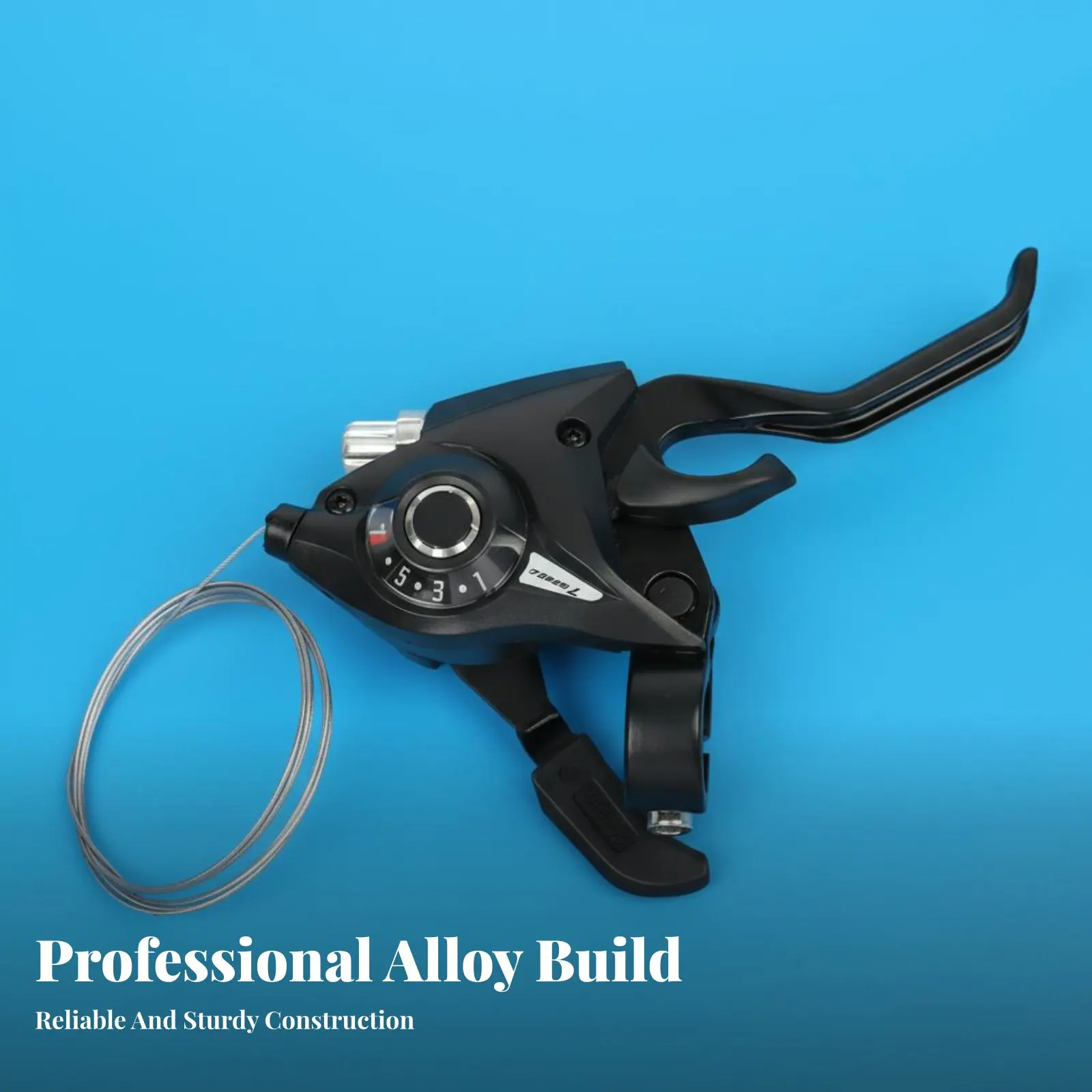 Mountain Bike Gear Selector Brake Combo Effortless Change Ing 7/8-Gear Selector Gear Selector Bike Gear Change Lever Ergonomic