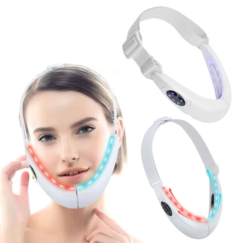 

Hot Sell Electric Portable Double Chin Reducer Face Slimming Device Skin Care V Face Lifting and Firming for Face Massager