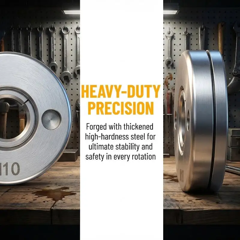 

Универсальный комплект фланцевой гайки и прижимной пластины для угловой шлифовальной машины: надежная металлическая замена для строительства и машиностроения