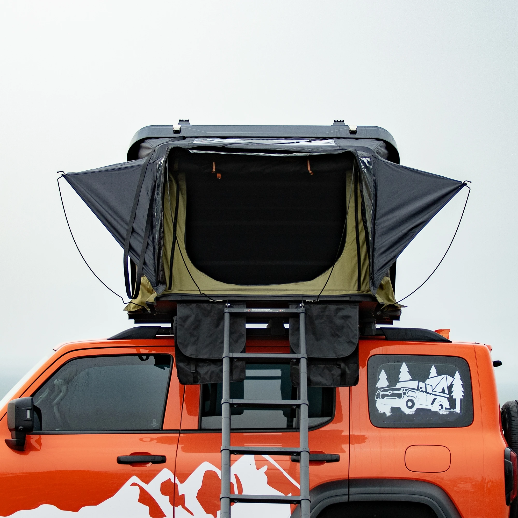 

4X4 Side Opening ABS Hard Shell Car Top Tent Outdoor Portable Foldable Waterproof Car Top Tent Suitable for Wholesale