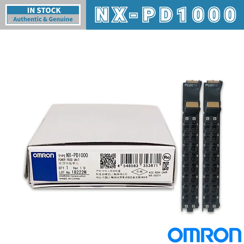 

New Authentic Original OMRON NX-series System Unit NX-PD1000 PF0630 0010 20 PC0030 TBX01 PF0730