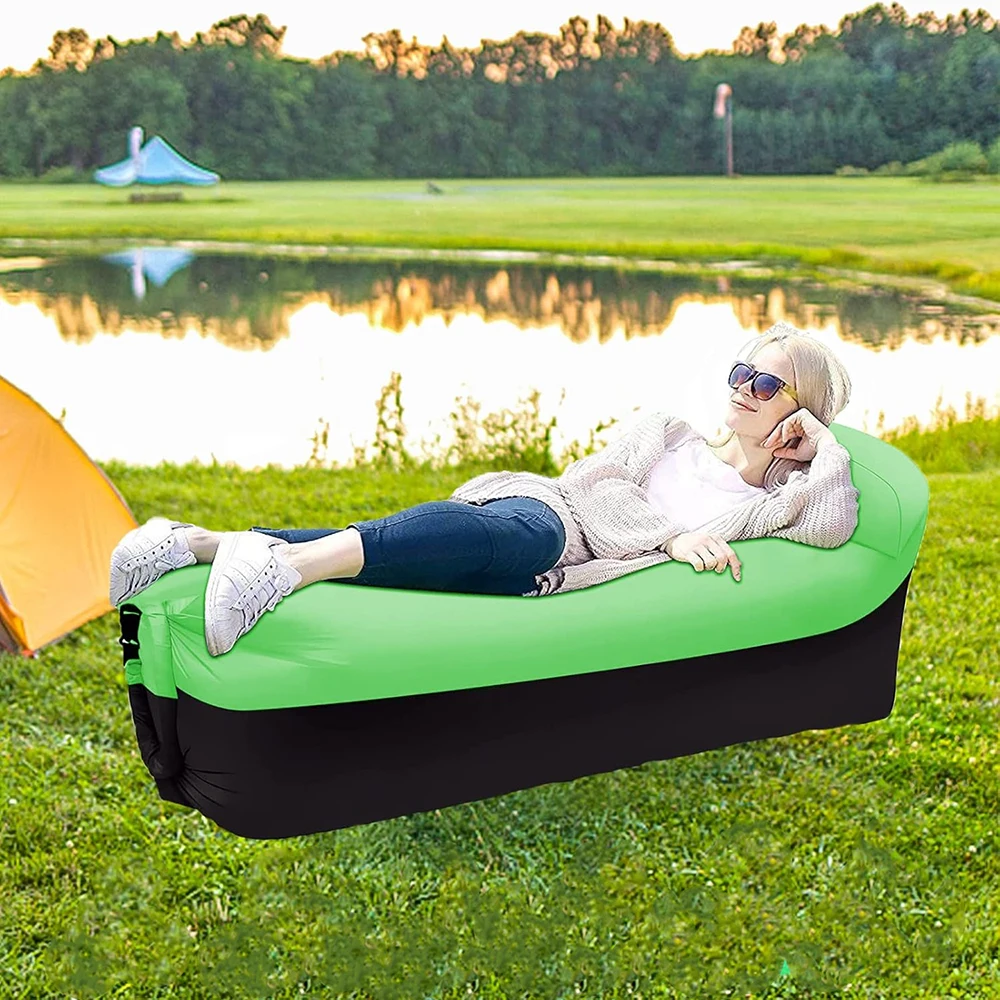 Outdoor Beach Air Sofa Portable Inflatable Sofa Outdoor Camping Party Music Festival Good Quality Inflatable Lazy Mattress Sofa