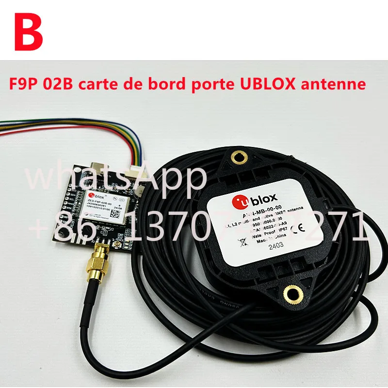 1PCS/LOT ZED-F9P-01B  02B  04B  F9P RTK  gps  ublox   Carries ANN-MB-00 L1/L2 radio frequency antenna