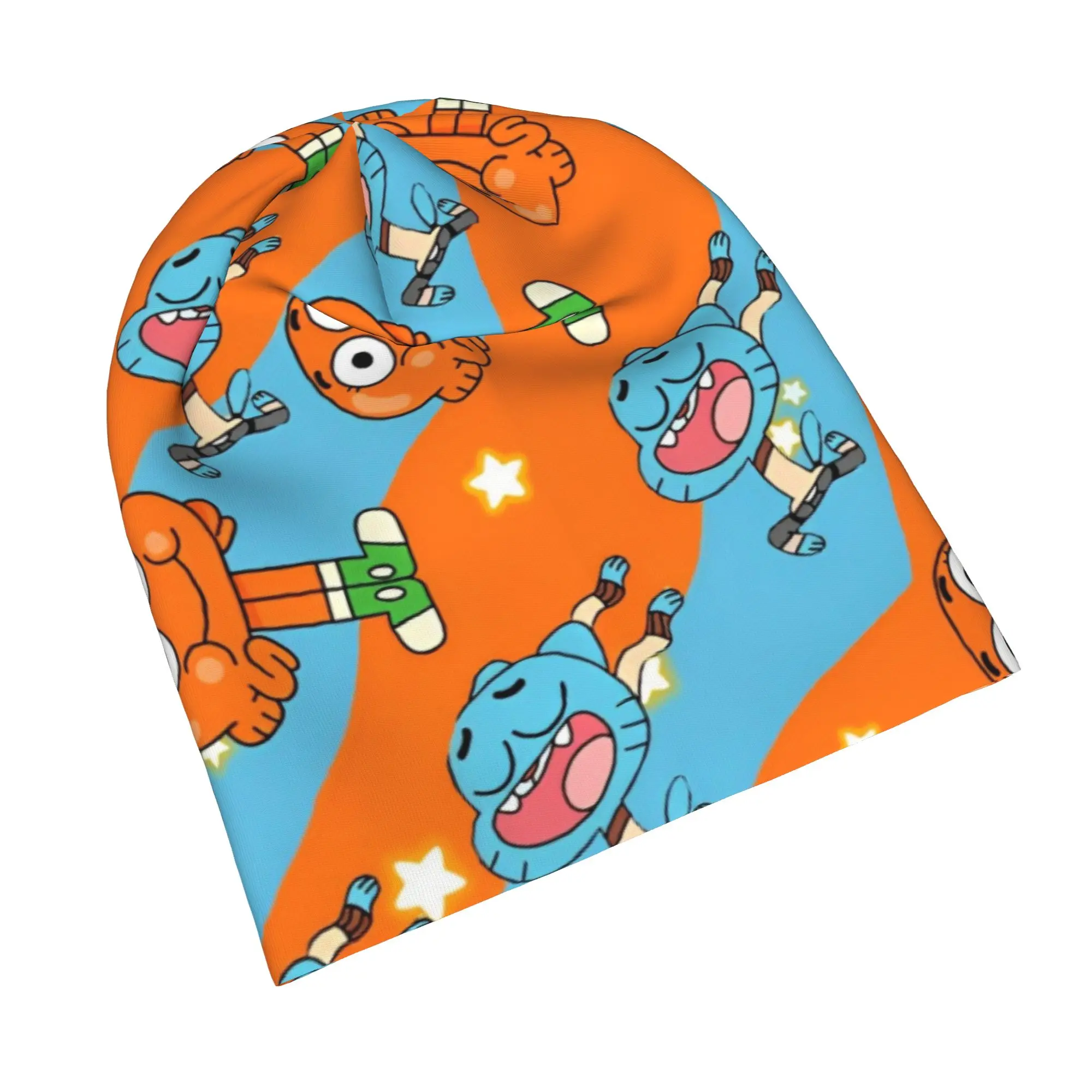 Gum Ball Watterson Bonnet Hats Cool Outdoor Amazings Gumballs Skullies Beanies Hats Unisex Spring Dual-use Cap