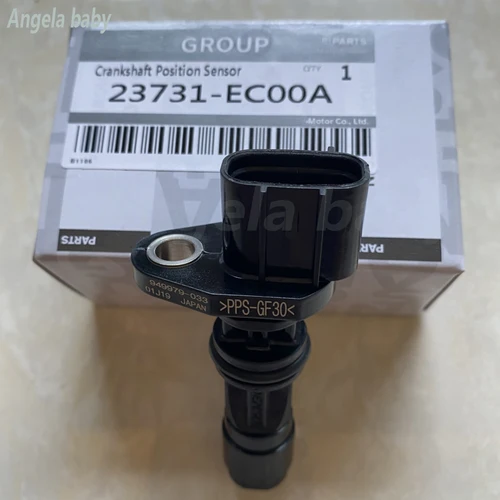 2 piezas nuevo Nissa-n Navara D40 leva del cigüeñal/Sensor de posición del árbol de levas 23731EC00B 23731-EC00A