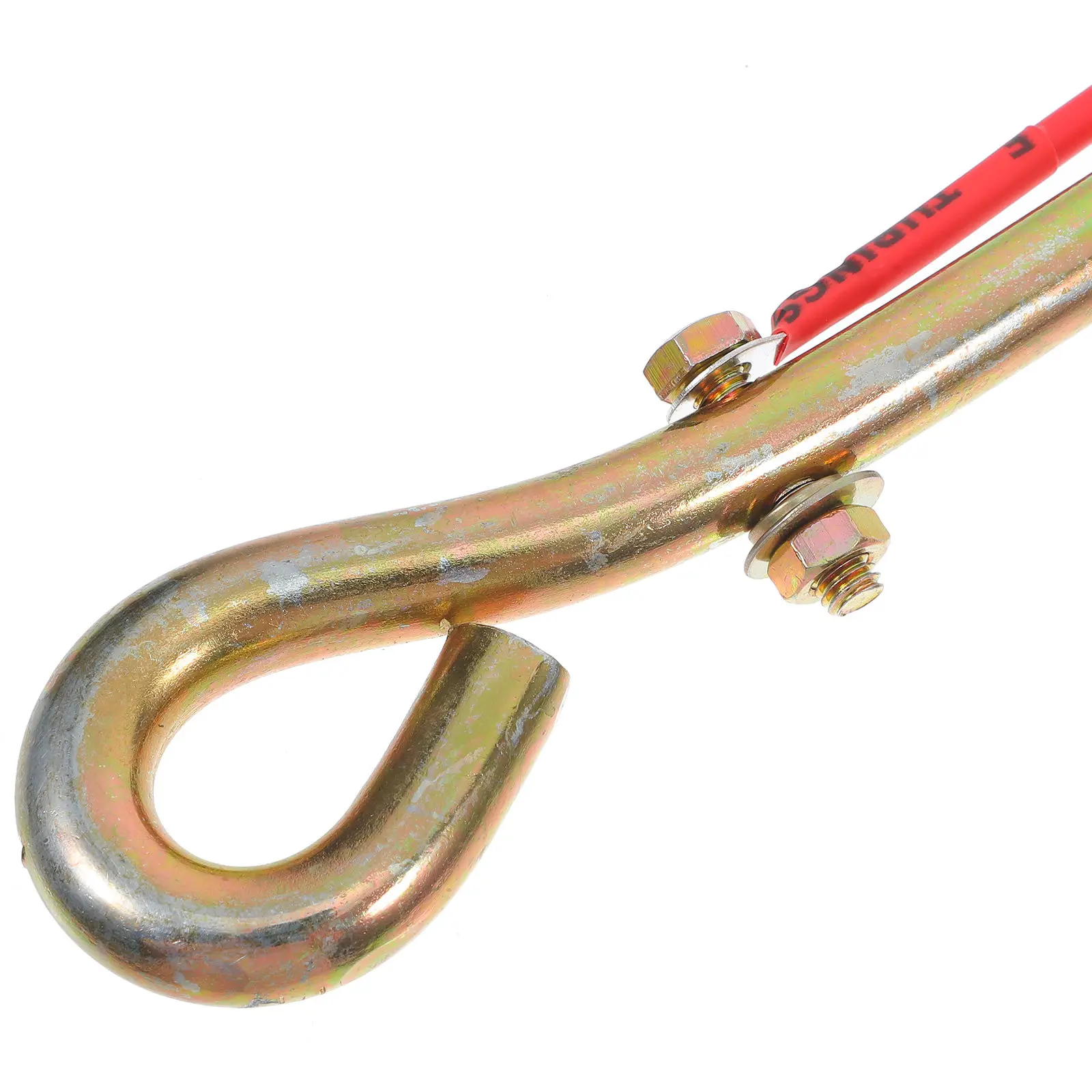 1Set Portable Grounding Rod Metal Clip Secure Connection Generator Electric Fence Outdoor Ground Clamp Kit Ground Clamp