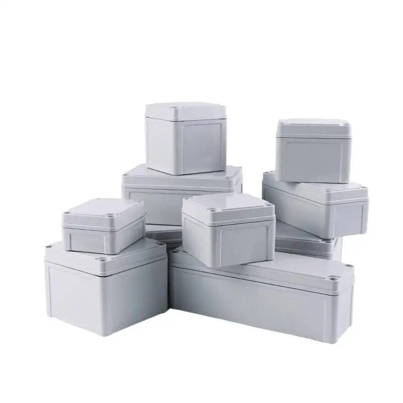 

IP67 ABS Водонепроницаемая распределительная коробка Двойные силиконовые уплотнения для систем видеонаблюдения и электрических панелей