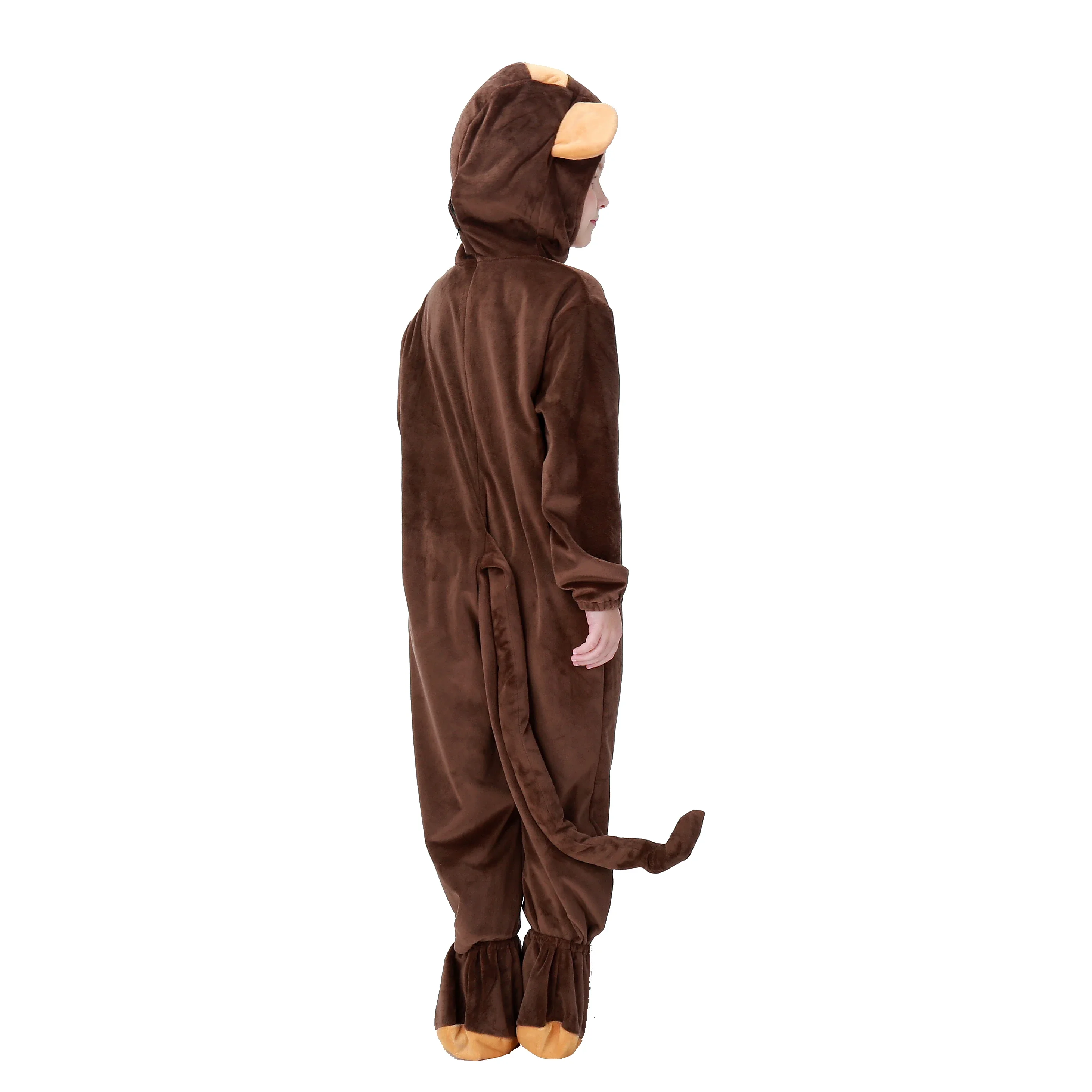 Animal Jumpsuit For Kids Carnival Party Mascot Monkey Cosplay Costume