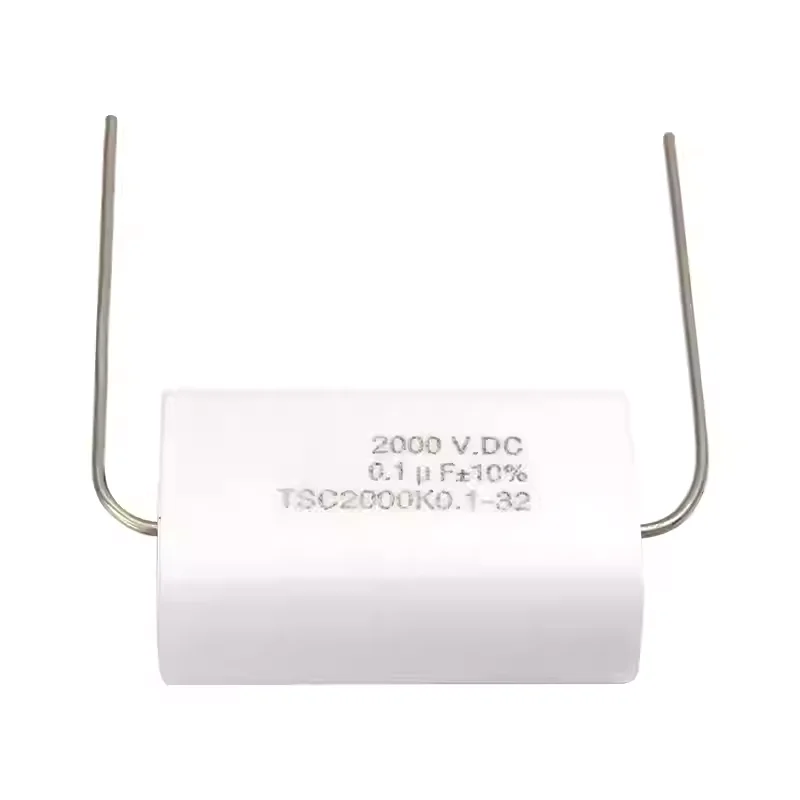 Non inductive axial IGBT non inductive absorption capacitor 2000VDC 0.1UF 2000V high stability and low loss
