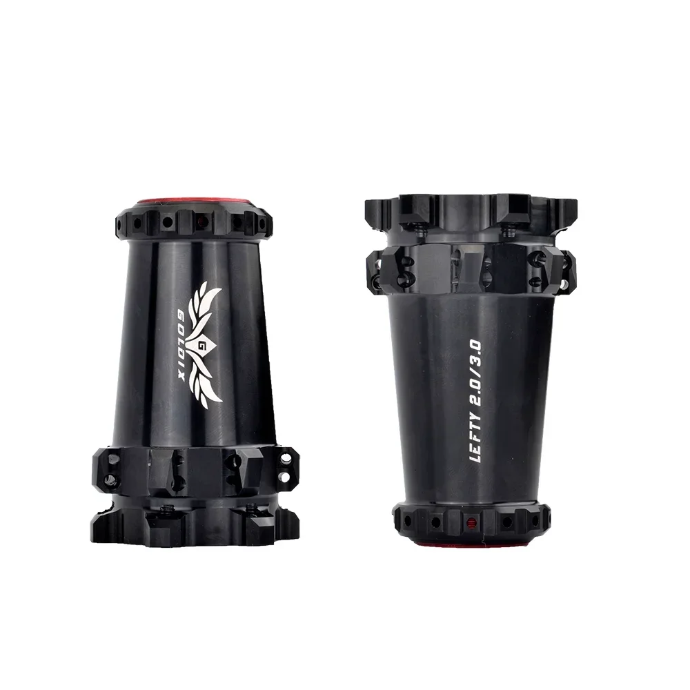 

GOLDIX Left Front Hub 28H 6-Bolt Disc Brake 115g Straight Pull Spokes for Cannondale Left 2.0/3.0 Bike Fork Lightweight MTB Hub