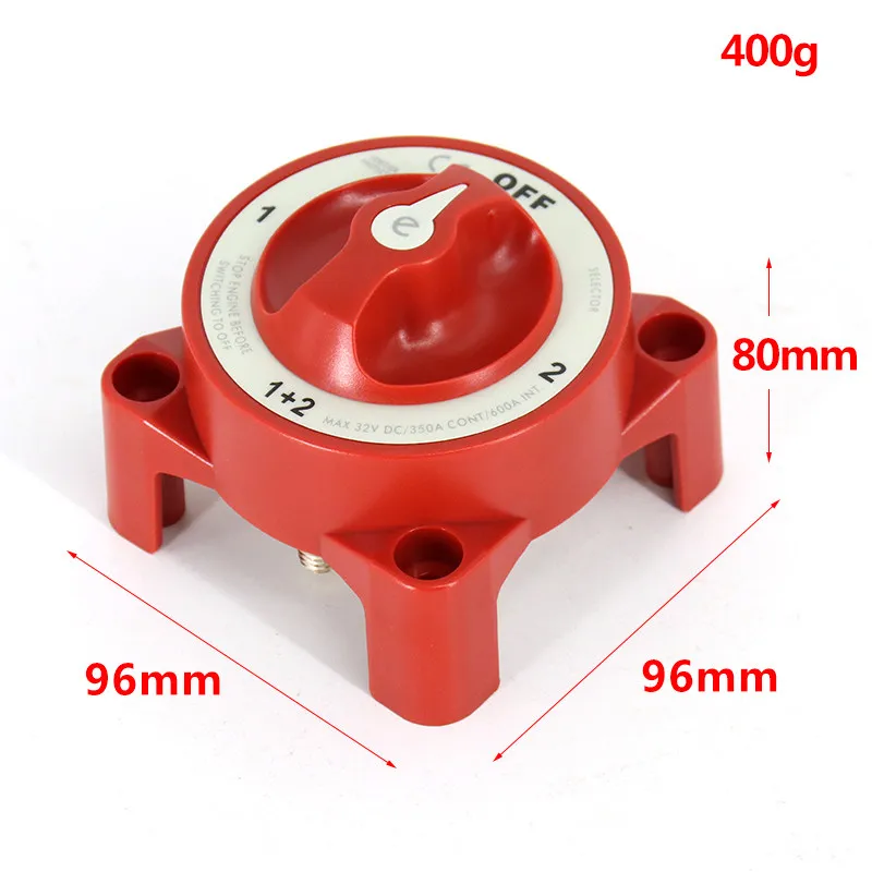 4 gears power supply master switch car battery power off 350A knob switch panel RV yacht power switch