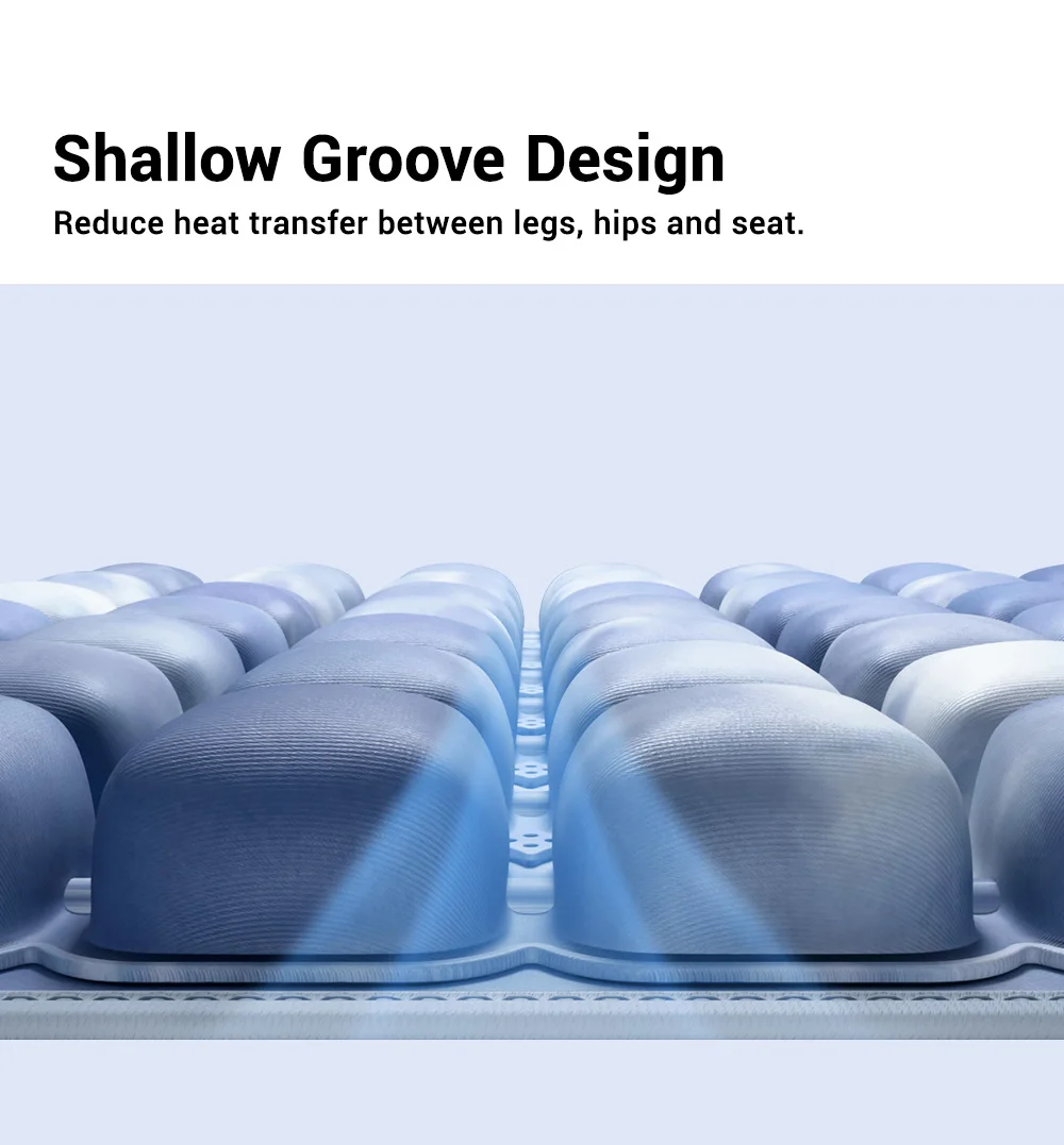 1pc 3D Ergonomic Chair Cushion For Long Sitting, Office Chair Car Seat Cushion, Adjustable Inflatable Cushion