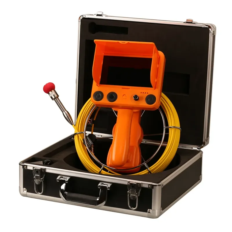 Direct Factory OEM ODM 7 Inch Monitor Sewer Pipe Inspection Camera Lens Angle 120 Borescope Camera 5mm Videoscope