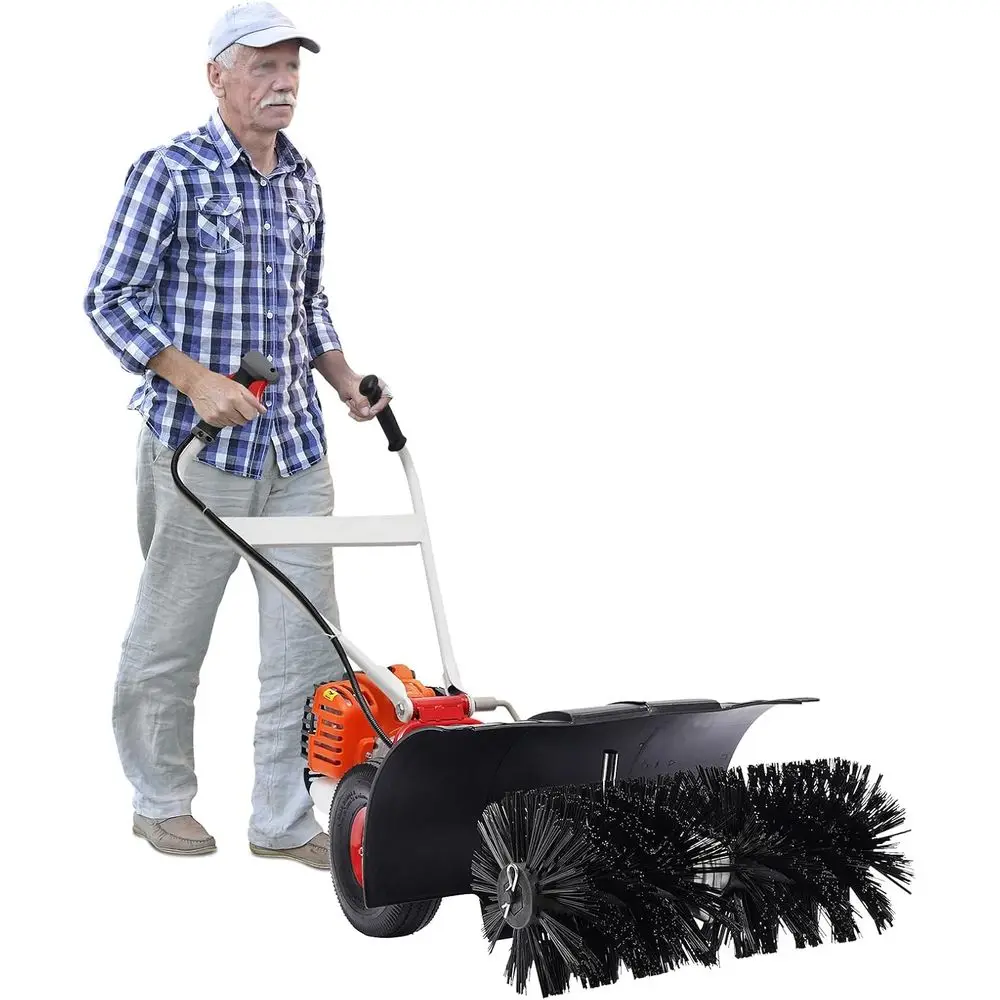 

Газовая подметальная машина 2,5 л.с., двухступенчатая, одноцилиндровая, идеально подходит для искусственного газона, подъездных дорог и коммерческой уборки, 8500-105