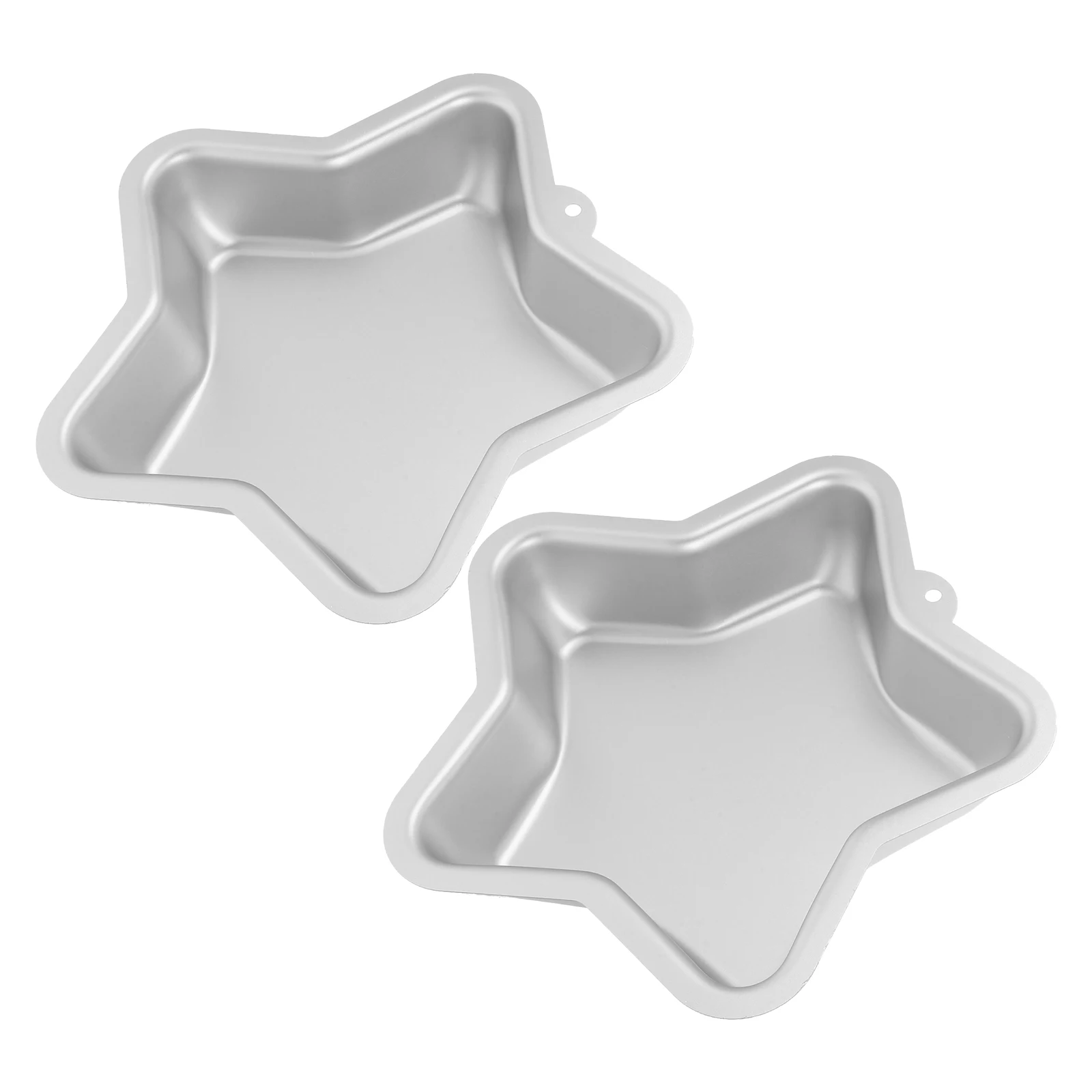 2 stücke Stern Kuchen Pan Aluminium Legierung Antihaft Fünfzackigen Form Für Cheesecake Brot Gebäck Kuchen Backformen Haushalt Küche
