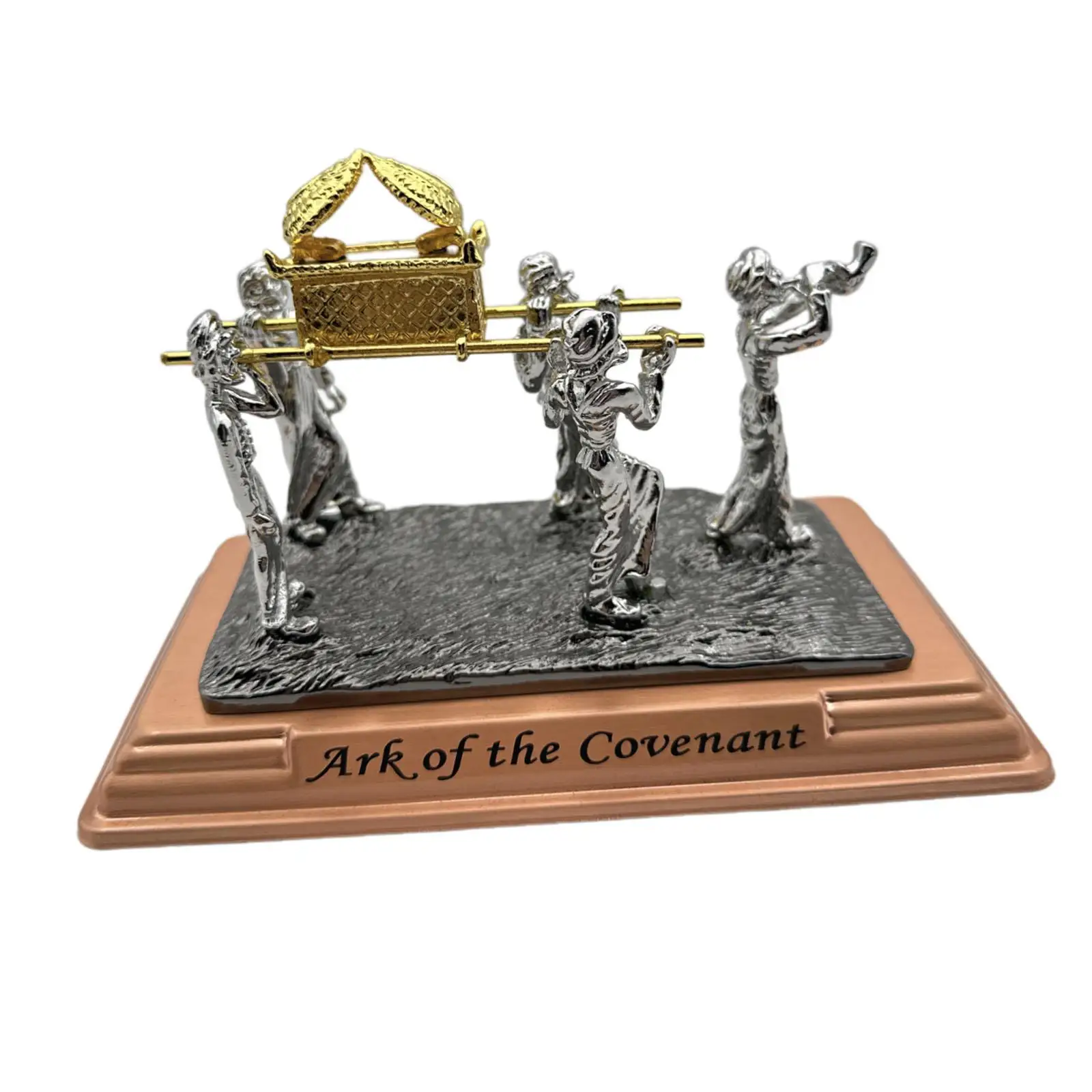 Ark of The Covenant Religious Figurine Collectible Desktop Ornament for Cabinet Bookshelf Table Centerpiece Entrance Living Room