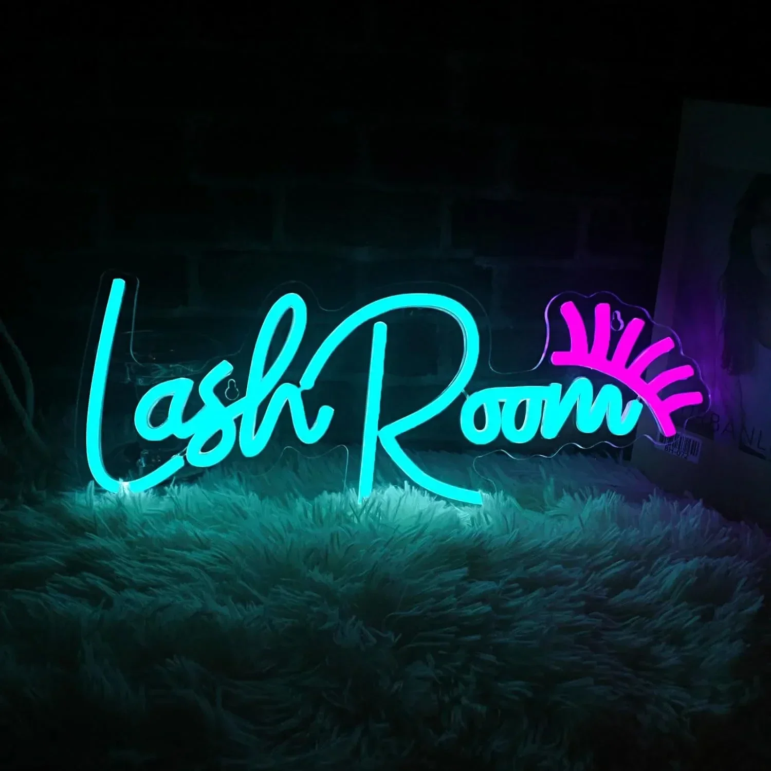 

Eyelash Room Neon Sign LED Neon Light Party Nightclub Bar Hotel Airport Bedroom Nail Salon Massage Parlor Wall Decor USB Powered