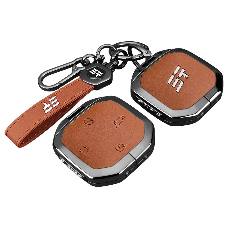 

Premium Zinc Alloy Key Cover Case for JETOUR Freelander (2025) - Protective Key Fob Shell Keychain