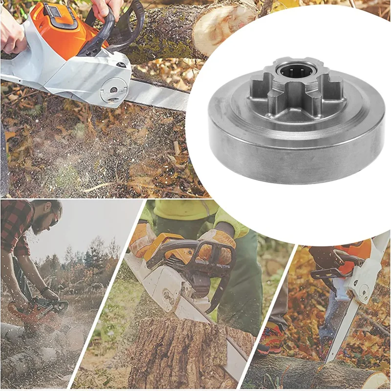 PORK-Клатч, барабан сцепления и игольчатый подшипник подходит для китайской бензопилы 2500 25CC