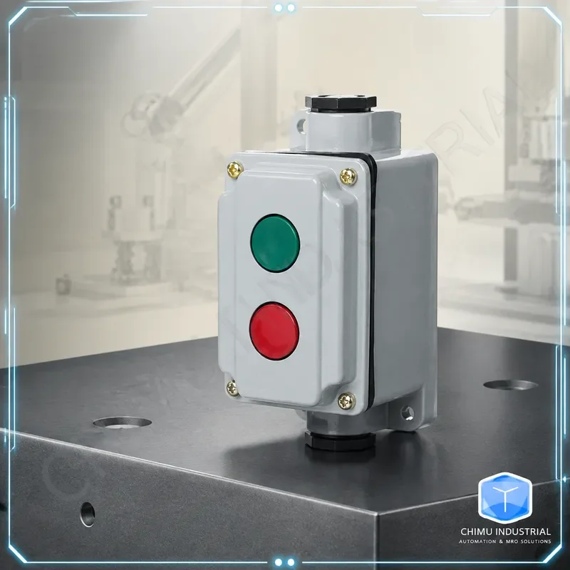 【CHIMU INDUSTRIAL】 Waterproof Aluminum Control Button Box LA10-1S 2S 3S 1 2 3 Gang Combined Switch Automatic Reset