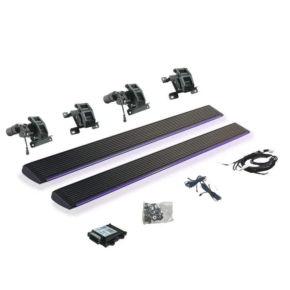 

Электрические выдвижные боковые ступеньки для Toyota Hilux Revo 2016-2025, алюминиевые подножки