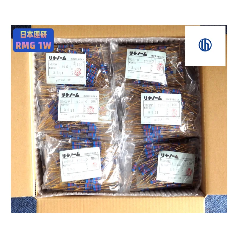 Japan New Original RMG 1W Carbon Film Audio Resistor 1.3K-910K Precision 2% Premium Quality