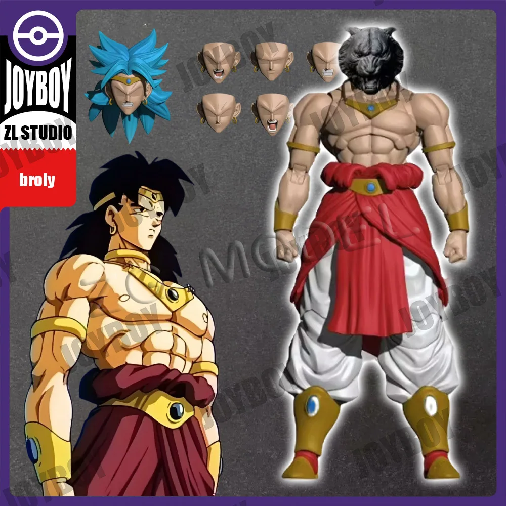 

ZL Studio Dragon Ball Shf Thin Broly Action Figure Ancient Tiger Warrior Nightmare Enemy Figurine Collectible Model Toys Gifts