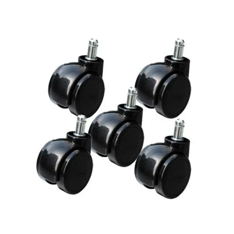 

5 Pcs 2 Inch Computer Chair Caster Universal Wheel Swivel Boss Office Accessories Pulley Silent