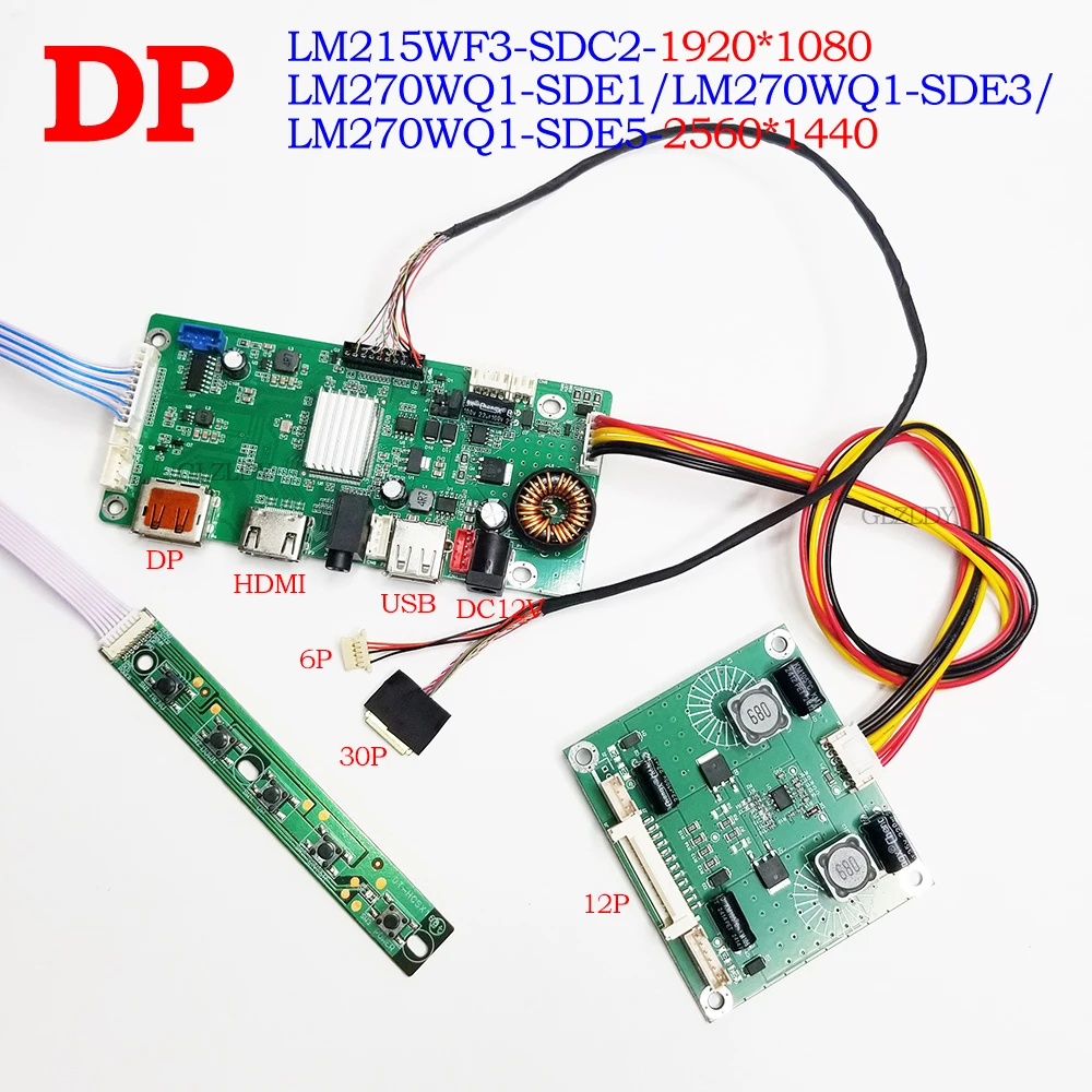 21.5'' 1920x1080 iMac A1311 LM215WF3 (SD)(C2) LCD Controller Drive Board Monitor Display Kit For LM215WF3-SDC2 edp Screen