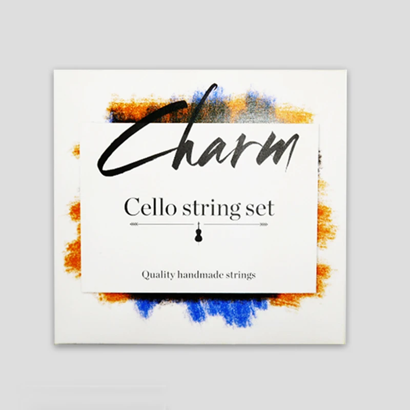 

Xinghai Fuyin Charm Cello Strings Set, 4/4-1/8 Size, A-D-G-C, Steel Core Chrome/Tungsten Alloy Winding, Medium Tension, Ball End