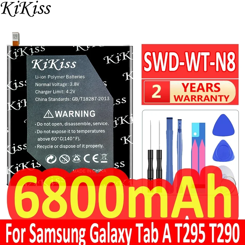 

Аккумулятор KiKiss SWD-WT-N8 SWDWTN8 6800 мАч для Samsung Galaxy Tab A T295 T290