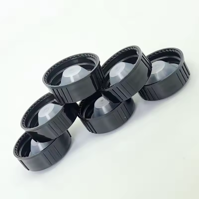 100pcs 18mm 24mm 28mm 400 Essential Oil Bottle Lid Screw Bakelite Cover Phenolic Resin Cap Transparent Inner Plug Black Top - AliExpress 
