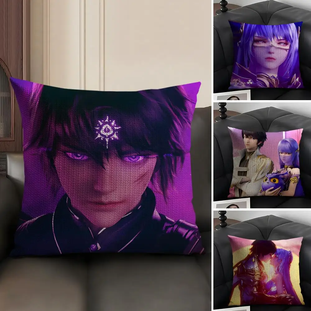 الإلهي ختم العرش كيس وسادة الكتان الطبيعي النسيج العضوي على الوجهين الطباعة أريكة ديكور المنزل هدية غطاء الوسادة #2