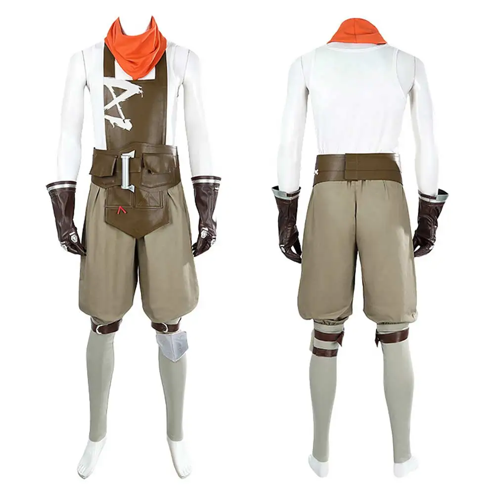 Ekko cosplay acrane traje jogo lol roleplay camisa casaco calças luvas roupas halloween carnaval festa masculino fantasia terno