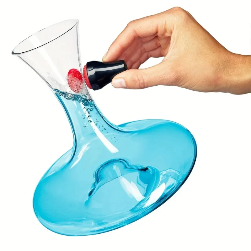 1 Stück Silikon Magnetische Glasreinigungsbürste Langlebiges Plastikbecher-Innenreinigungswerkzeug Rotwein-Flaschenbürste mit Magnetischer Saugkraft
