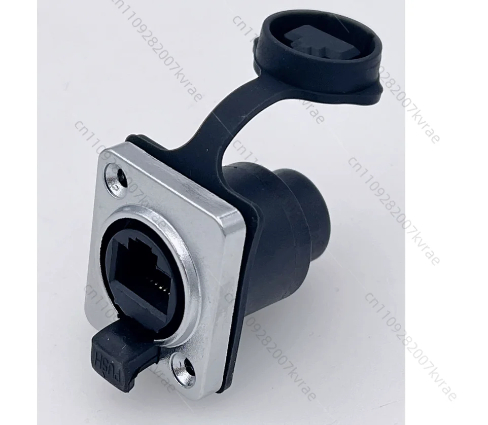 RJ45 Waterproof Network Connector 8P8C Female Panel Mount Sockets RJ45 Ethernet Connector