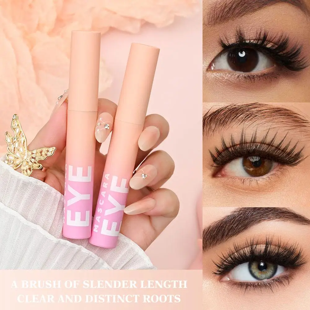 Mascara - Long-Lasting Waterproof Smudge-Proof Curling Thickening Lengthening Volumizing Eye Makeup Mascara