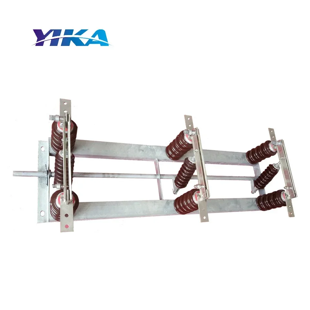 Wenzhou Yika IEC 12KV Outdoor Disconnect Switch Three Phases Isolating Switch